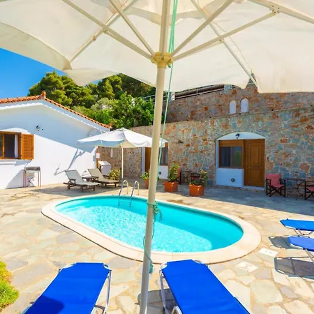 Katerina Private Pool Sea Views Ac Wifi Panormos (Skopelos)